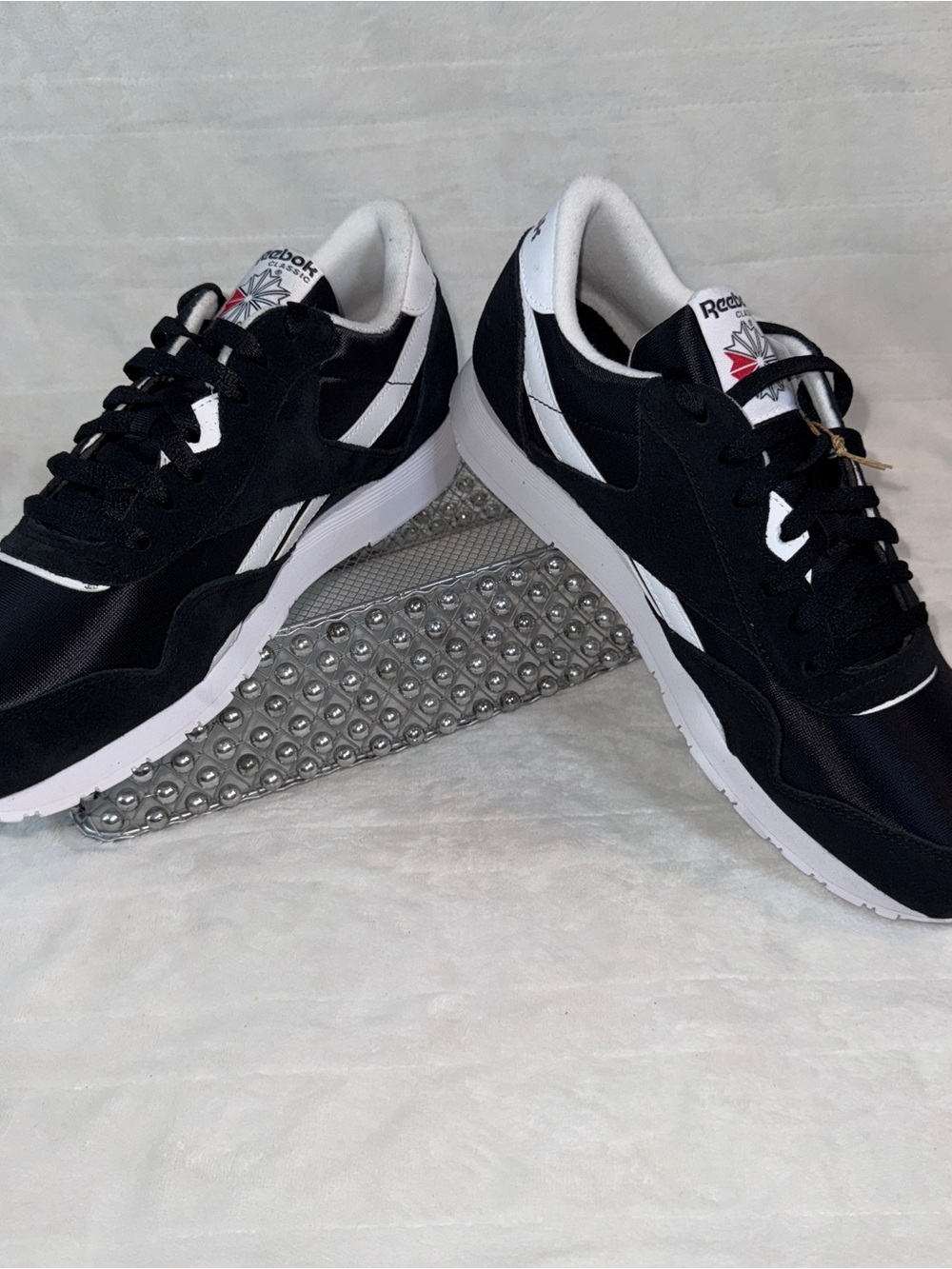 Reebok Classic Nylon Black White Men’s 11.5 NWT Running Sneakers style 100009273 - Picture 16 of 17